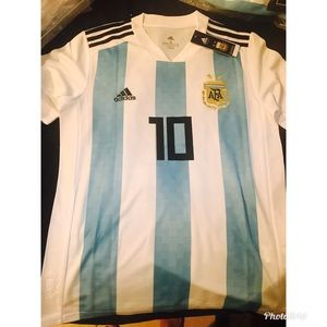 2018 World Cup Argentina Lionel Messi jersey